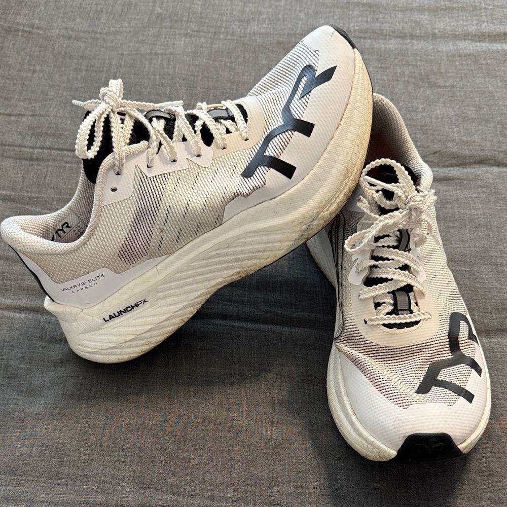 TYR White and Black Women's Athletic Shoes
